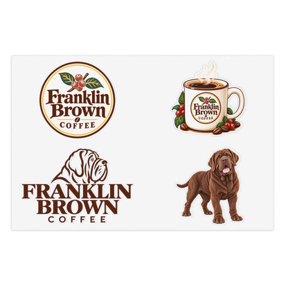 Franklin Brown Coffee Sticker Collection