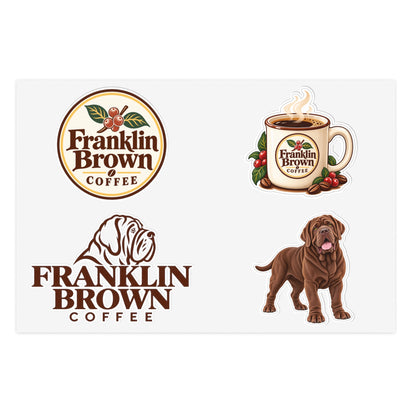 Franklin Brown Coffee Sticker Collection