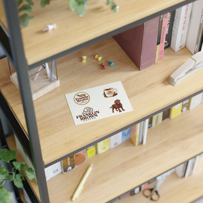 Franklin Brown Coffee Sticker Collection