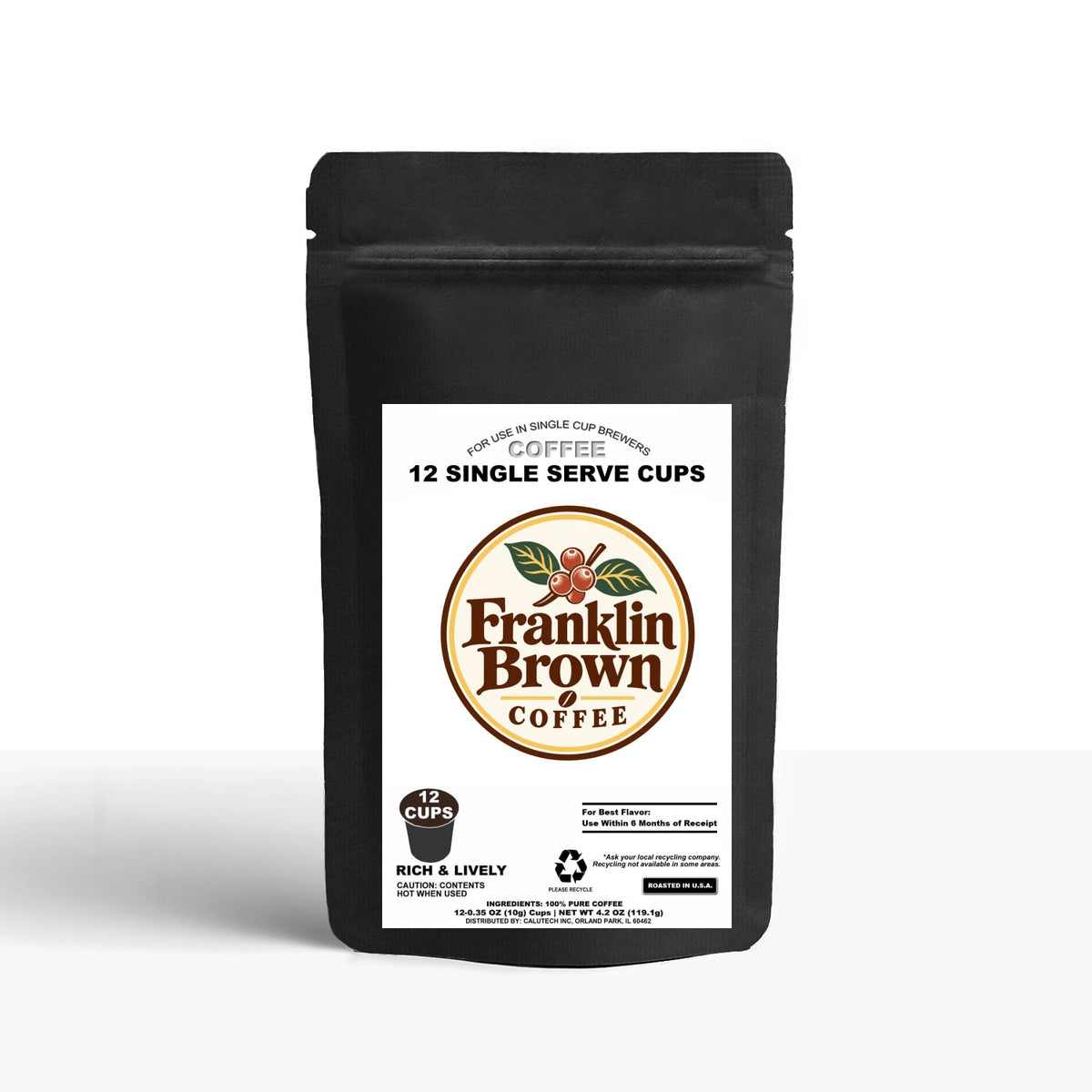 Close-up of coffee pods neatly arranged to showcase variety and freshness for gourmet coffee lovers.
