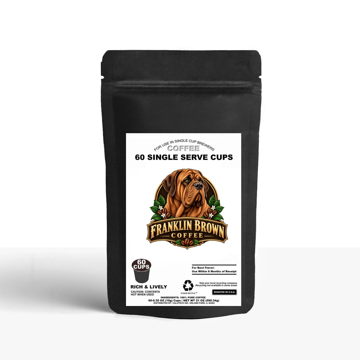 60 Pack Single Serve Coffee Capsules