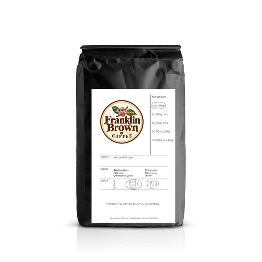 Close-up of Franklin Brown Mexican Chocolate bar showcasing rich texture and authentic flavor for gourmet experience